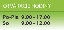 otvaracie hodiny